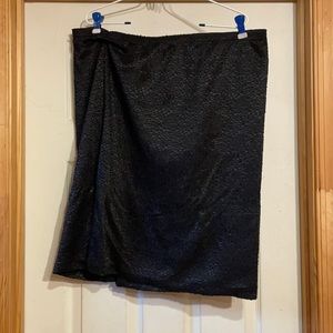 Women Black Lace Skirt